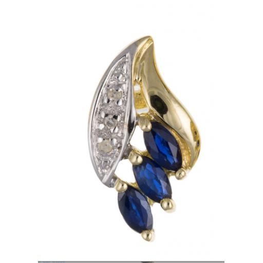 DIAMOND SAPPHIRE Stud Earrings.png